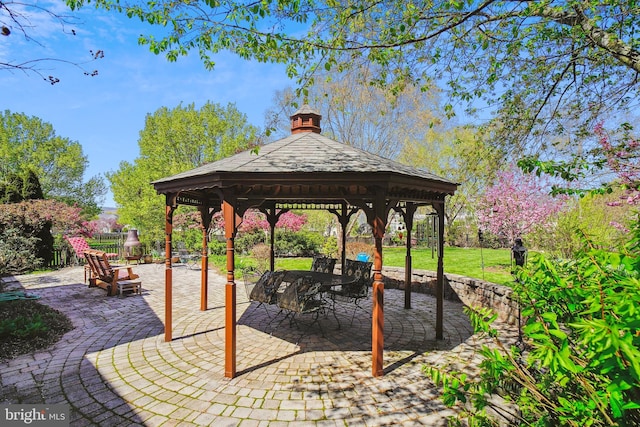 5900 Union Ridge Dr, Adamstown, MD 21710 - view of patio / terrace with a gazebo