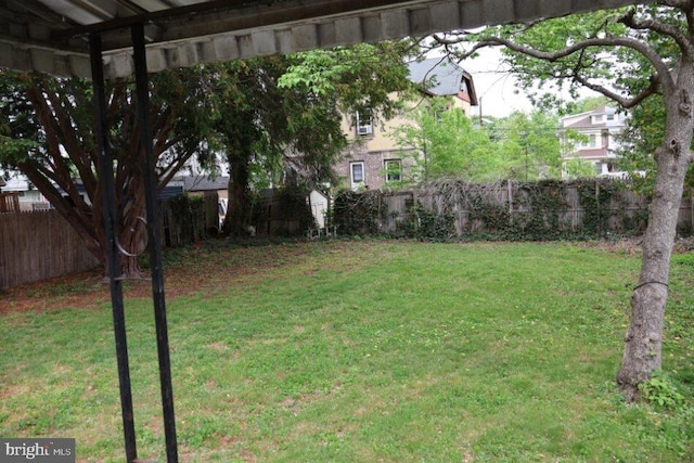 416 Lynwood Ave, Hamilton, NJ 08629 - view of yard featuring a fenced backyard
