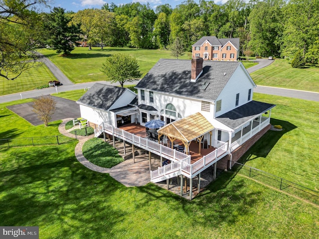 aerial view