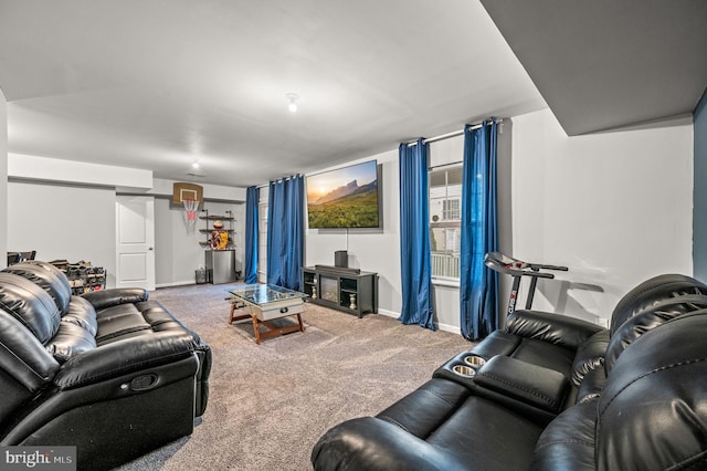 131 Time Cir, Bear, DE 19701 - living room featuring baseboards and carpet flooring