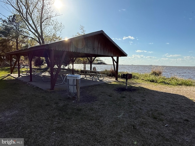 4747 Tyaskin Rd, Tyaskin, MD 21865 - surrounding community featuring a gazebo, a patio, and a water view