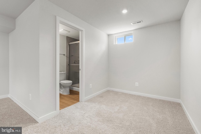 109 Hillsdale Dr, Fredericksburg, VA 22405 - unfurnished bedroom with carpet floors, recessed lighting, and ensuite bath