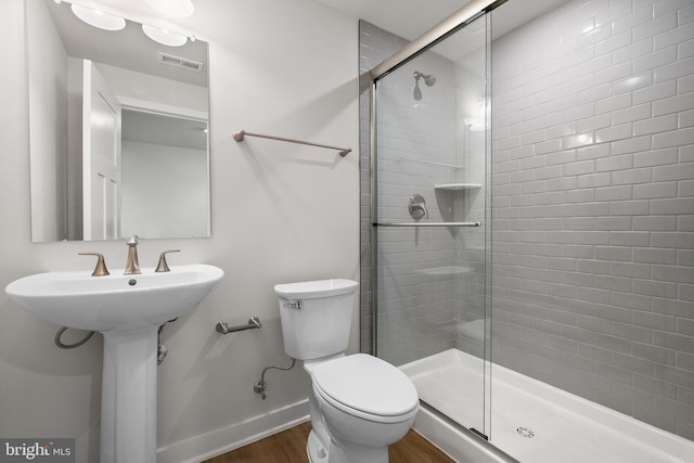 109 Hillsdale Dr, Fredericksburg, VA 22405 - full bathroom featuring wood finished floors and a stall shower