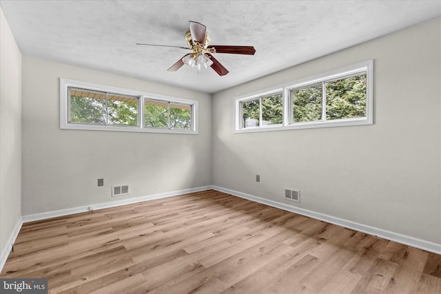 2300 Locust Rd, Dover, PA 17315 - unfurnished room with baseboards, a ceiling fan, and light wood finished floors