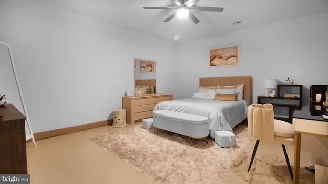 13002 Walkers Ln, Bowie, MD 20721 - bedroom featuring ceiling fan and visible vents