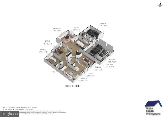 13002 Walkers Ln, Bowie, MD 20721 - view of layout