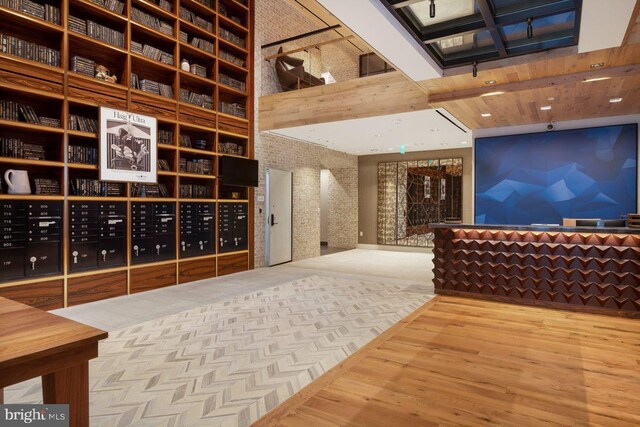 70 N Street Street SE Unit N916, Washington, DC 20003 - wine area featuring mail area and wood finished floors