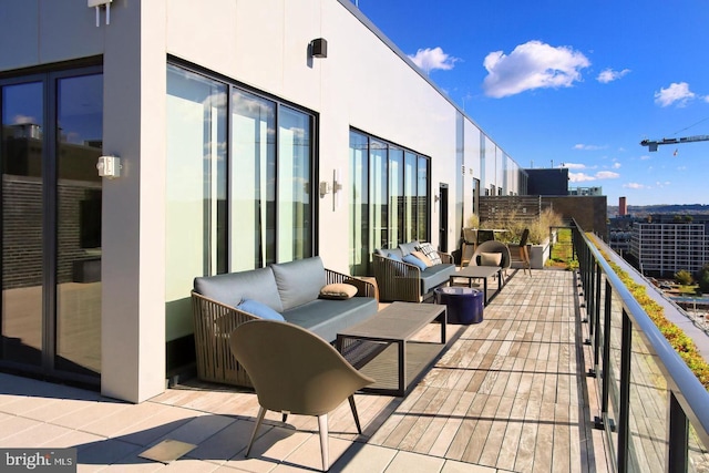 70 N Street Street SE Unit N916, Washington, DC 20003 - balcony featuring outdoor lounge area