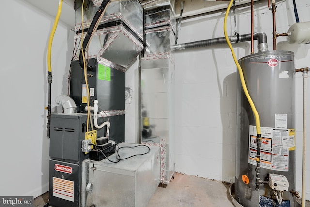 utilities with water heater