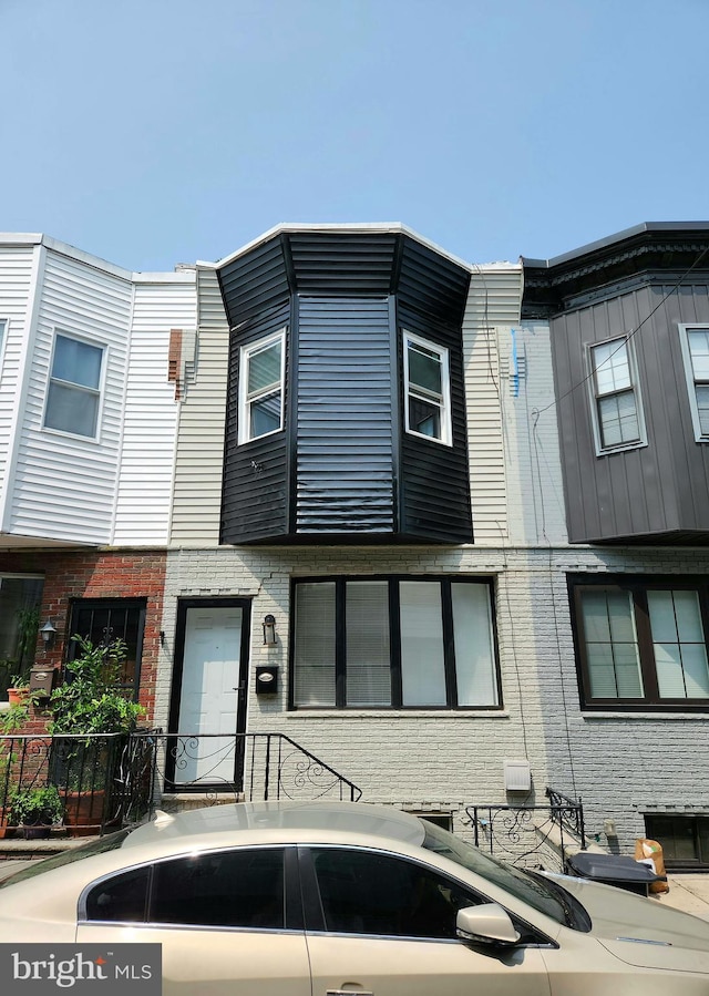 multi unit property with brick siding