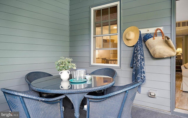 view of patio / terrace with outdoor dining area