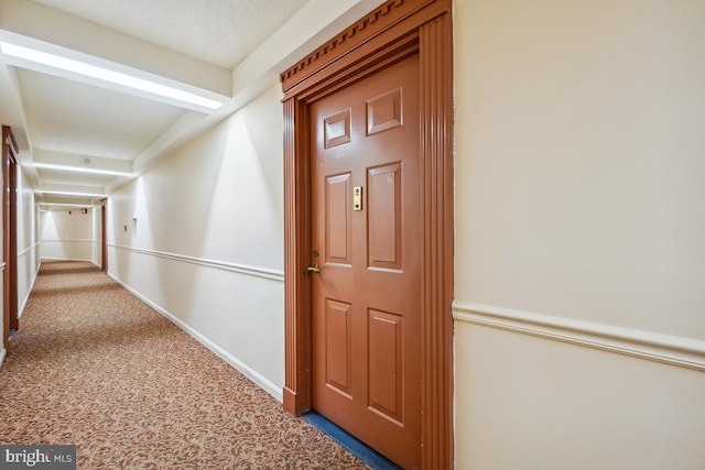 15100 Interlachen Dr Unit 4-522, Silver Spring, MD 20906 - hall featuring carpet floors and baseboards