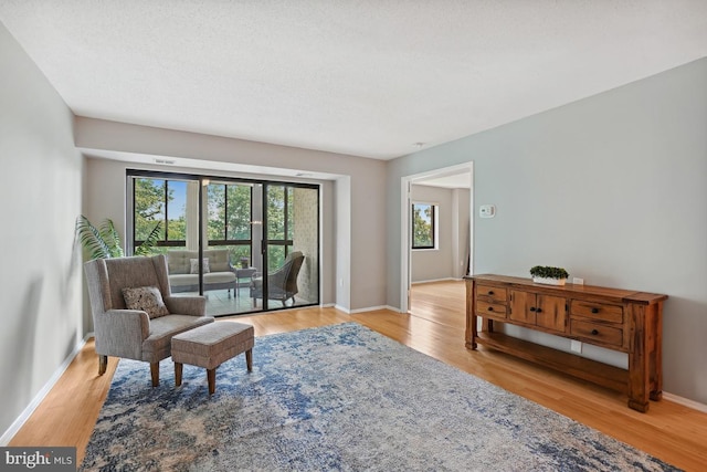 15100 Interlachen Dr Unit 4-522, Silver Spring, MD 20906 - sitting room featuring light wood-style floors and baseboards