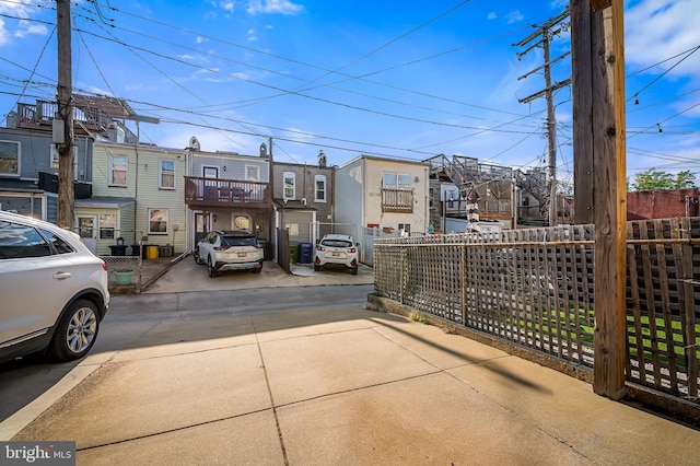 exterior space featuring a residential view