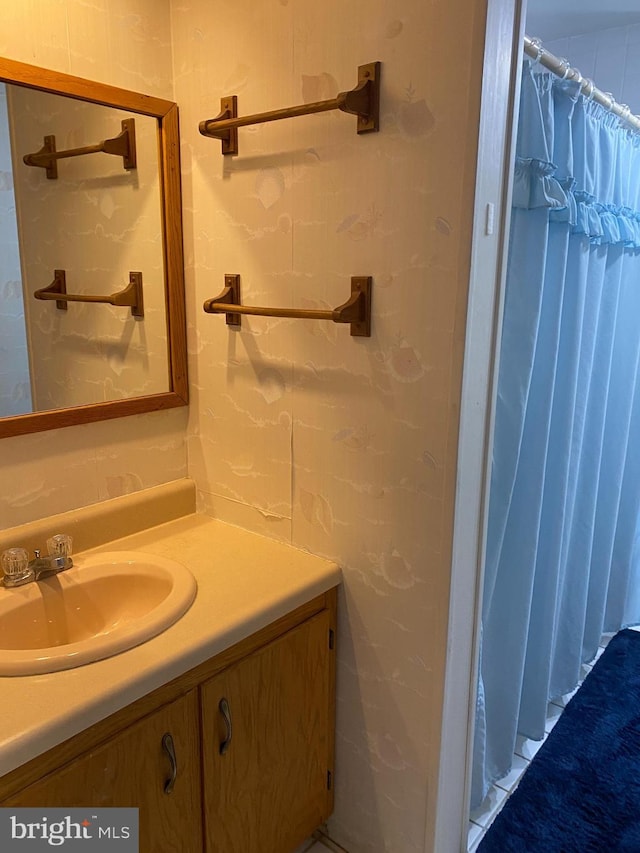 490 Orlando Ave, State College, PA 16803 - bathroom featuring vanity and curtained shower