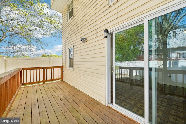 1943 Brookside Dr, Edgewood, MD 21040 - view of wooden deck