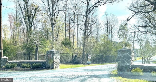 view of road
