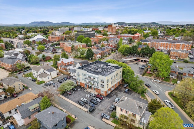 820 E High St Unit 1, Charlottesville, VA 22902 - drone / aerial view featuring a mountain view