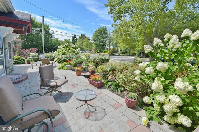 view of patio