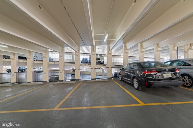 view of vehicle parking