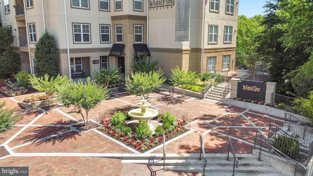 view of community