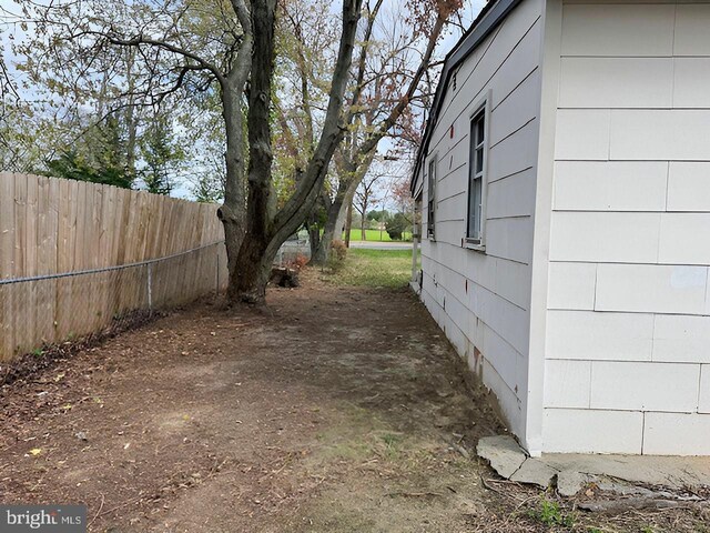 exterior space with fence