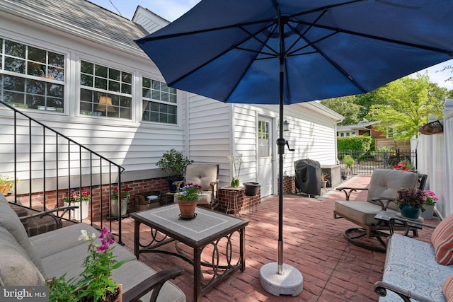 1217 Stafford Ave, Fredericksburg, VA 22401 - wooden deck featuring fence and a patio area