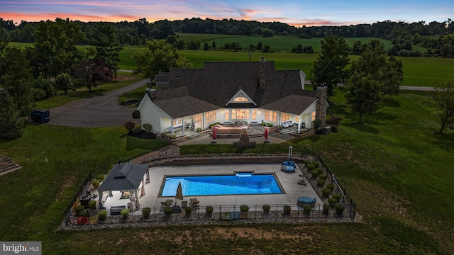 81 Stewart Rd, Pilesgrove, NJ 08098 - view of aerial view at dusk