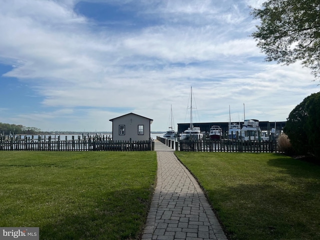 3689 1st Ave, Edgewater, MD 21037 - view of yard featuring a water view