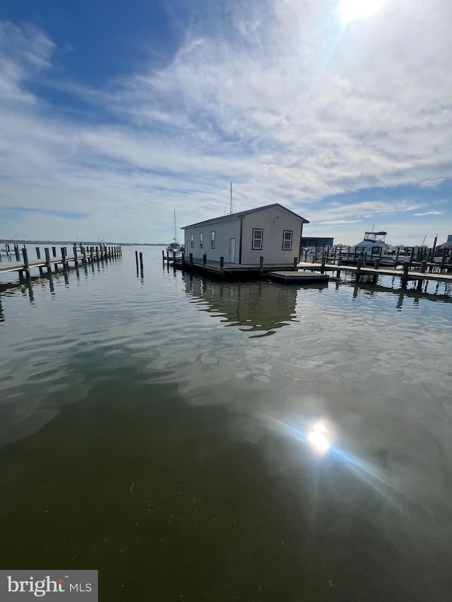 3689 1st Ave, Edgewater, MD 21037 - dock area featuring a water view