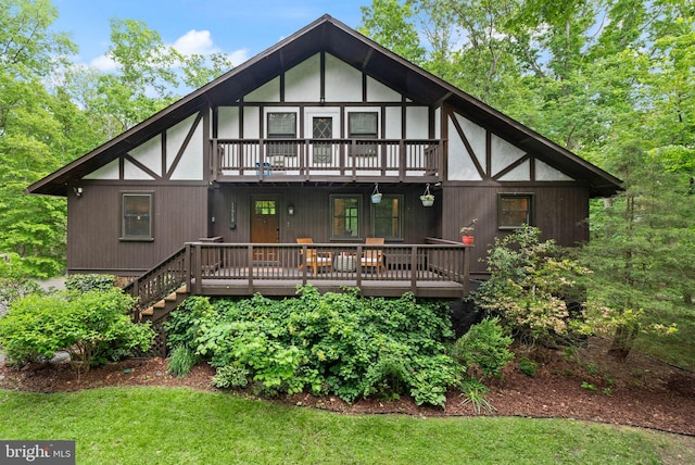11713 Henderson Rd, Clifton, VA 20124 - back of property featuring a wooden deck
