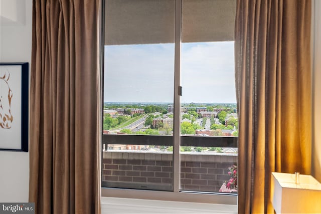 details with a view of city