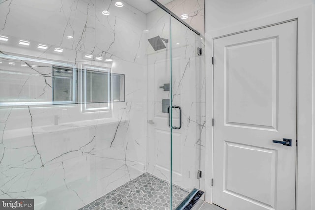 2832 Edgemont St, Philadelphia, PA 19134 - full bathroom with a marble finish shower