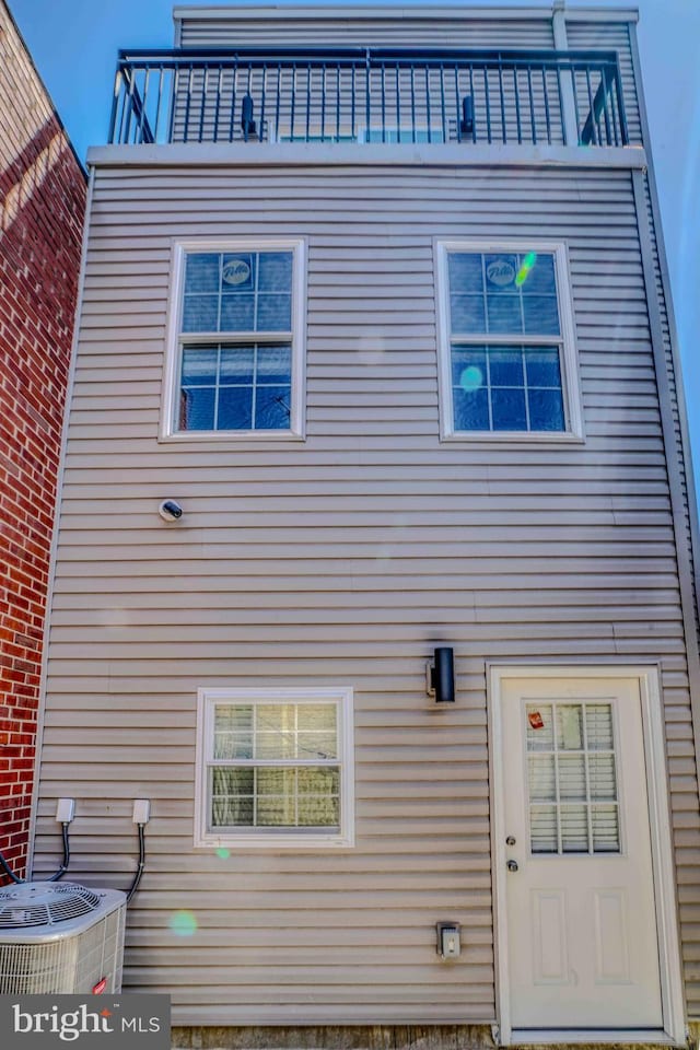 2832 Edgemont St, Philadelphia, PA 19134 - back of house with cooling unit