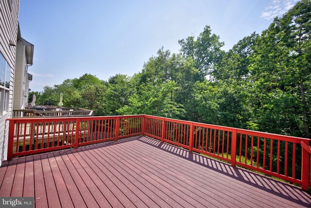 15648 Avocet Loop, Woodbridge, VA 22191 - view of wooden deck
