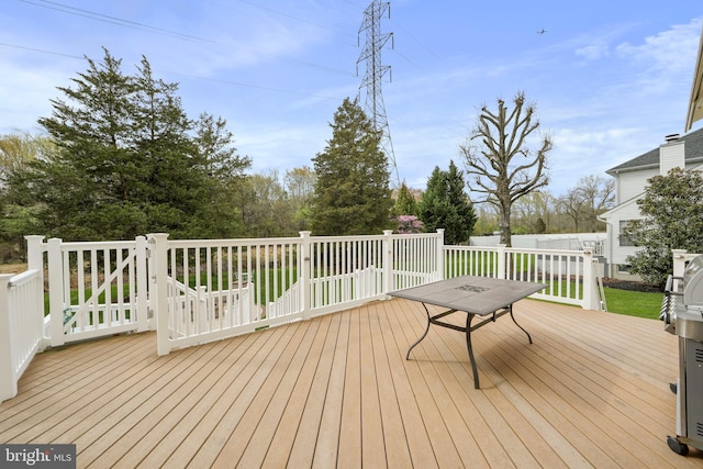 view of deck