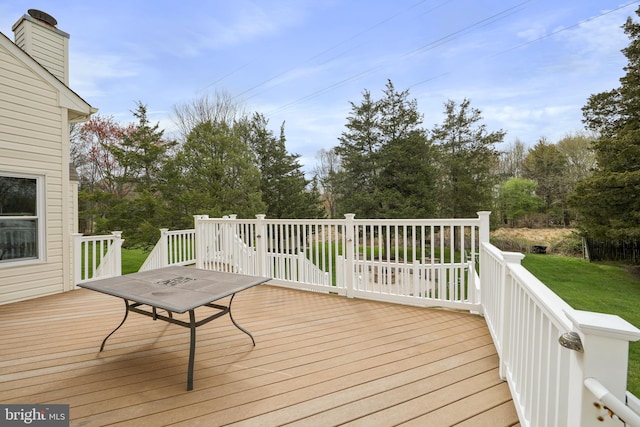 view of deck