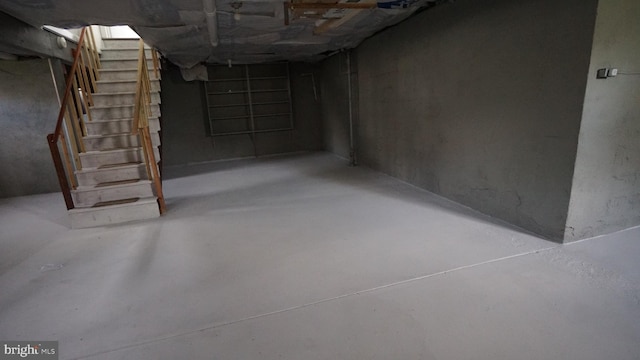 3220 Byberry Rd, Philadelphia, PA 19154 - unfinished basement featuring stairs