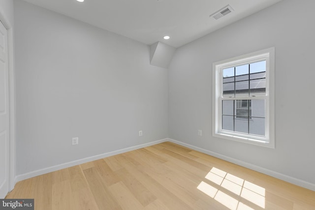 5634 6th St N, Arlington, VA 22205 - spare room featuring wood finished floors, baseboards, and recessed lighting