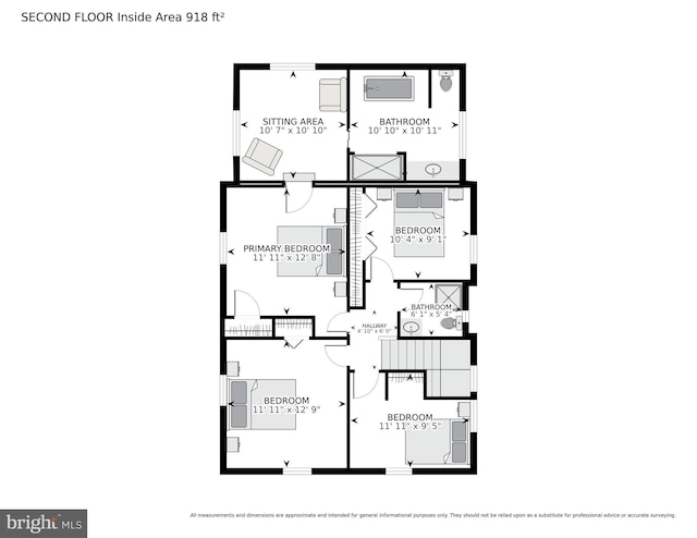5634 6th St N, Arlington, VA 22205 - home floor plan