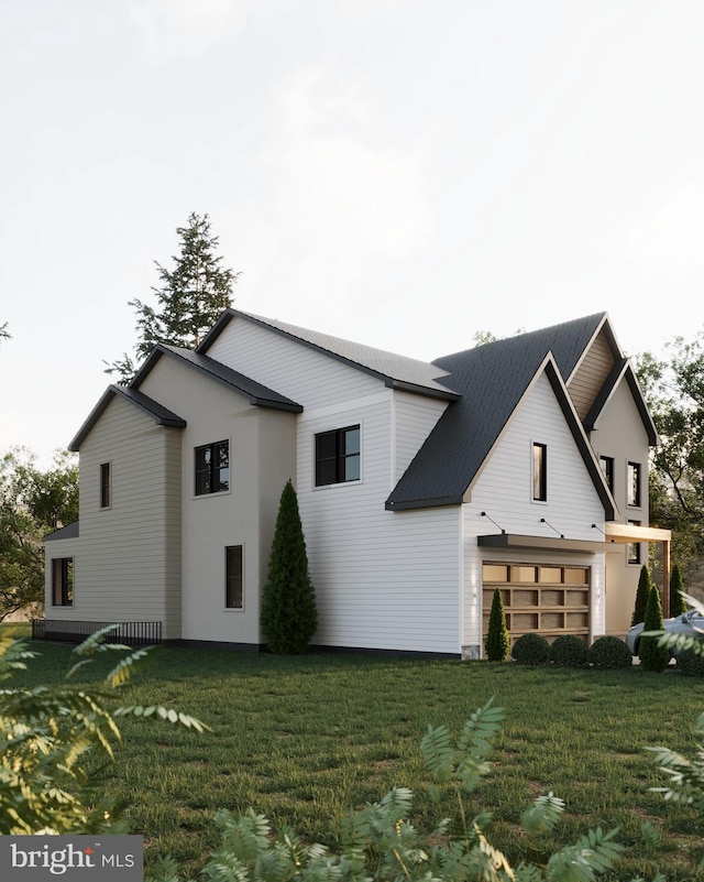 913 Symphony Cir SW, Vienna, VA 22180 - view of property exterior with a yard and a garage