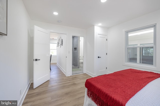 2475 W Denneys Rd, Dover, DE 19904 - bedroom featuring light wood finished floors, baseboards, and recessed lighting
