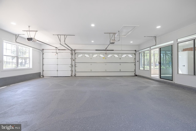 2475 W Denneys Rd, Dover, DE 19904 - garage featuring recessed lighting and a garage door opener
