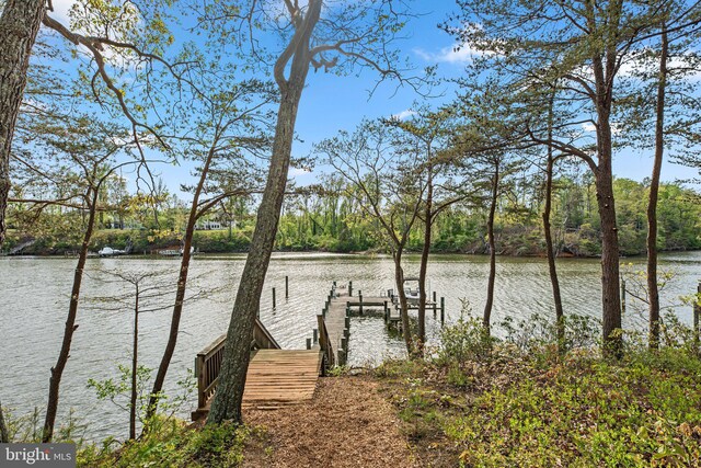 840 Childs Point Rd, Annapolis, MD 21401 - view of dock with a water view