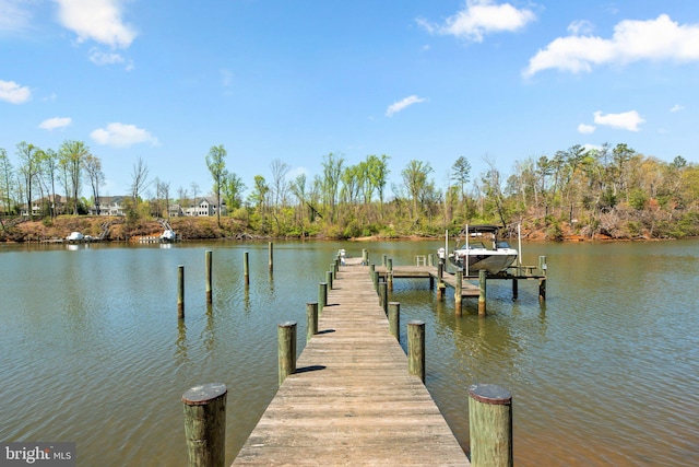 840 Childs Point Rd, Annapolis, MD 21401 - dock area featuring boat lift and a water view