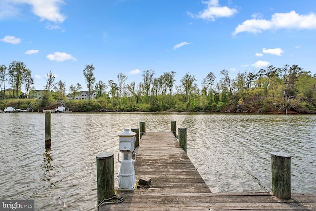 840 Childs Point Rd, Annapolis, MD 21401 - view of dock with a water view