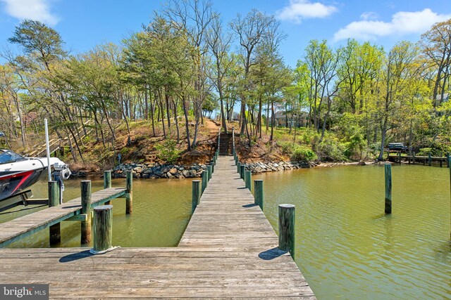 840 Childs Point Rd, Annapolis, MD 21401 - dock area with a water view