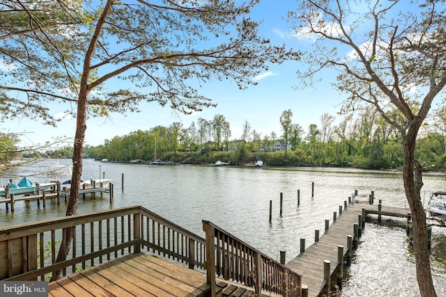 840 Childs Point Rd, Annapolis, MD 21401 - view of dock featuring a water view