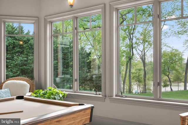840 Childs Point Rd, Annapolis, MD 21401 - sunroom featuring pool table