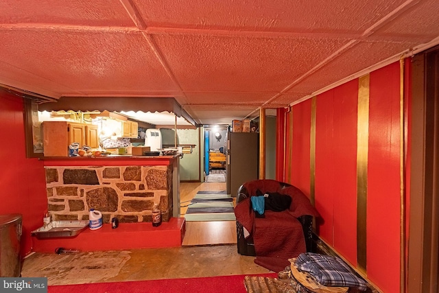 1569 Prospect Ave, Willow Grove, PA 19090 - interior space featuring concrete flooring and a bar